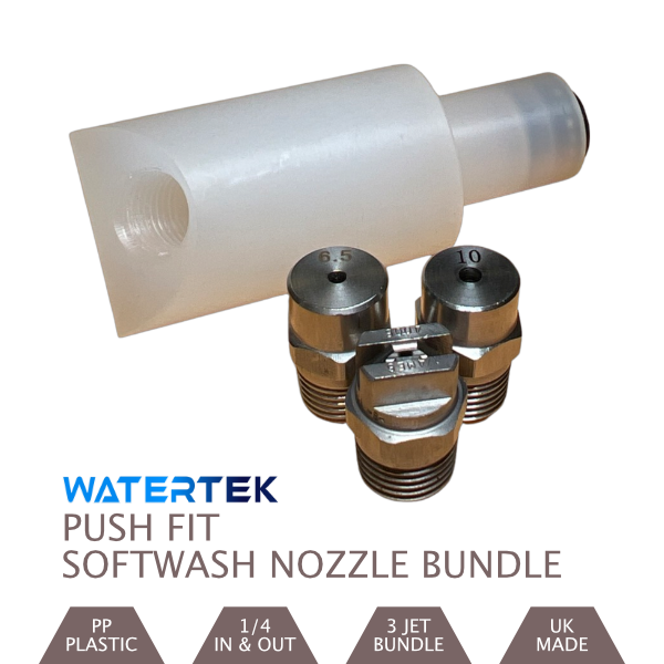 Softwash WFP Push Fit Adaptor Nozzle Bundle